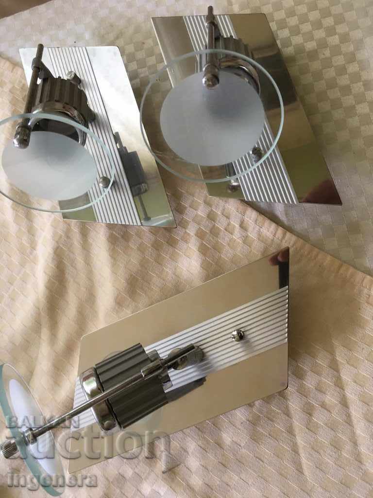 SPOT WALL LIGHTING METAL METAL-CHROME-3 PCS with price 28.00 BGN | € 14.32 SPOT WALL LIGHTING METAL METAL-CHROME-3 PCS with price 28.00 BGN | € 14.32