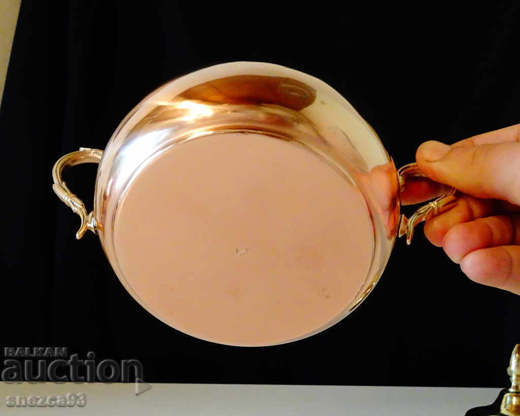 Antique copper sugar bowl 500 ml. - 6 Antique copper sugar bowl 500 ml. - 6