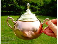 Antique copper sugar bowl 500 ml.