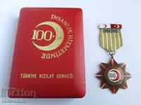 Rareori medalii de ordine vechi turcești 100g semilună roșie