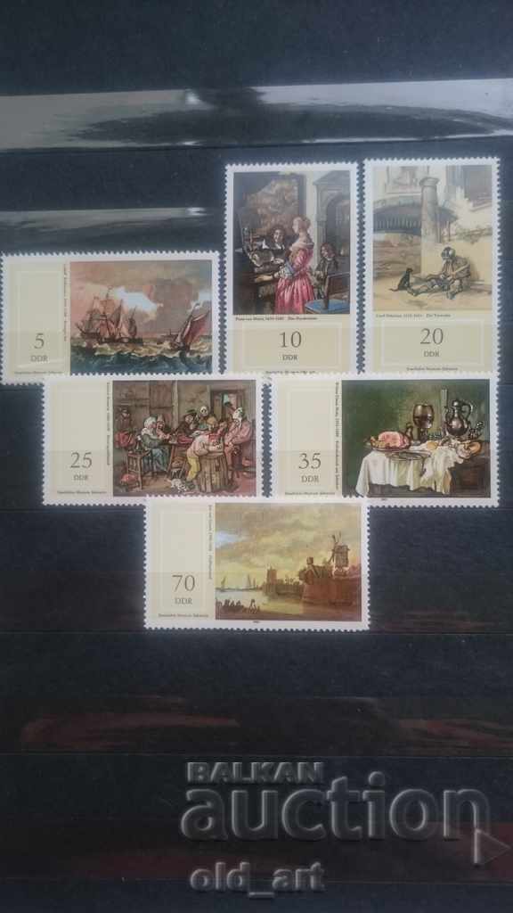 Пощенски марки - ГДР 1982 г. Държавен музей Шверин