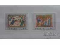 Пощенски марки - Италия 1971 г. Коледа миниатюри