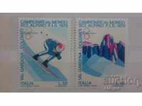 Γραμματόσημα - Ιταλία 1970. St. πρωτάθλημα σκι