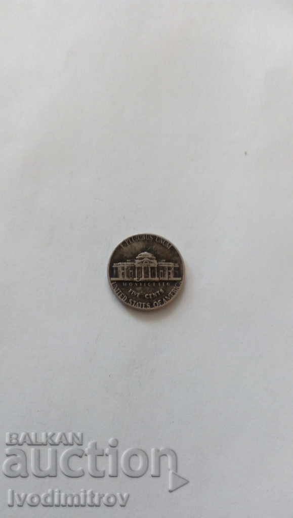 САЩ 5 цента 1974 D
