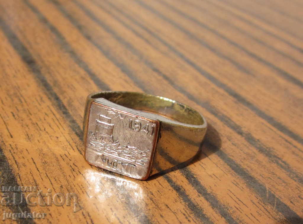 Delivery of WWII Greek naval naval ring 1941