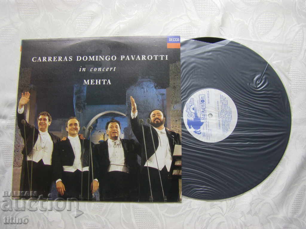 VOA 20121 - Carreras, Domingo, Pavarotti, Mehta - in concert with price 20.00 BGN | € 10.23 VOA 20121 - Carreras, Domingo, Pavarotti, Mehta - in concert with price 20.00 BGN | € 10.23