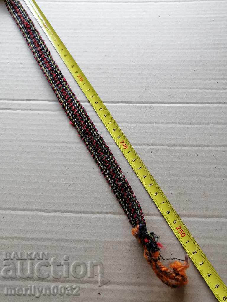 Delivery of Hand-knitted belt with beads blue belt belt costume Delivery of Hand-knitted belt with beads blue belt belt costume