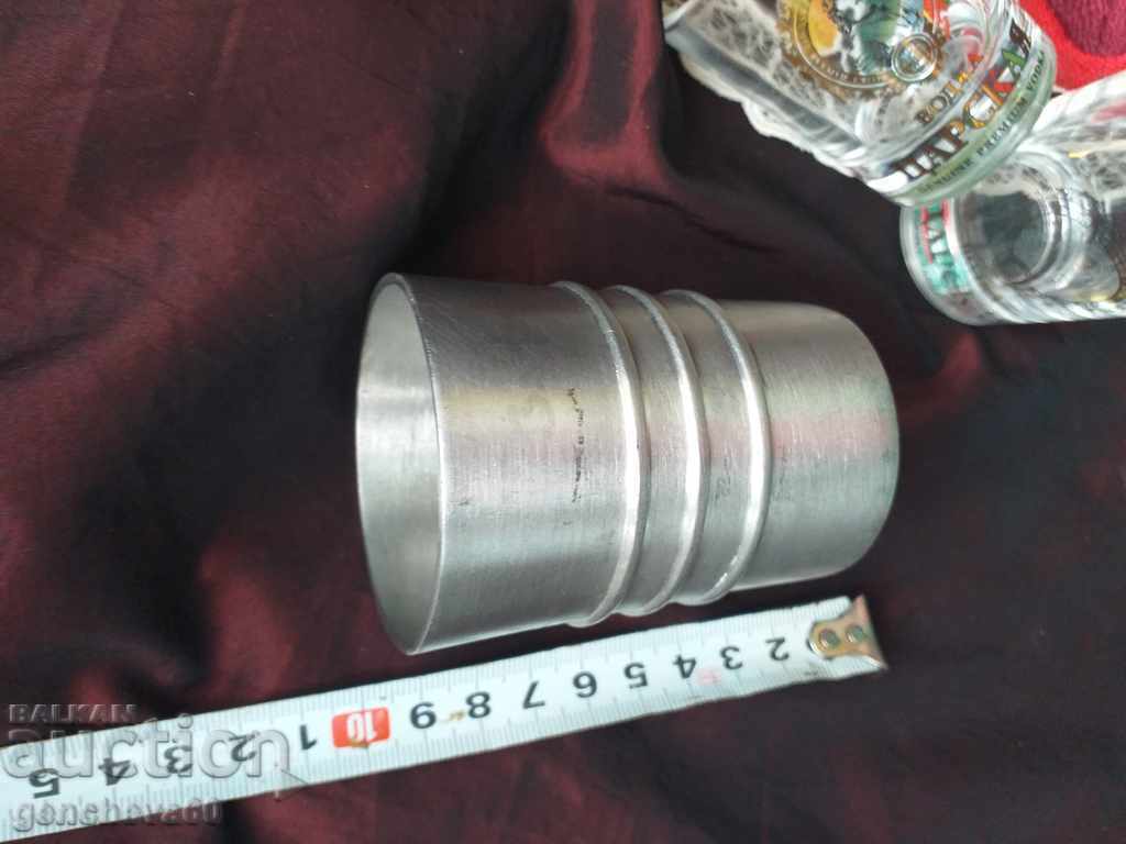 Cană metalică de măsurat alcool/și pahare cadou - 6