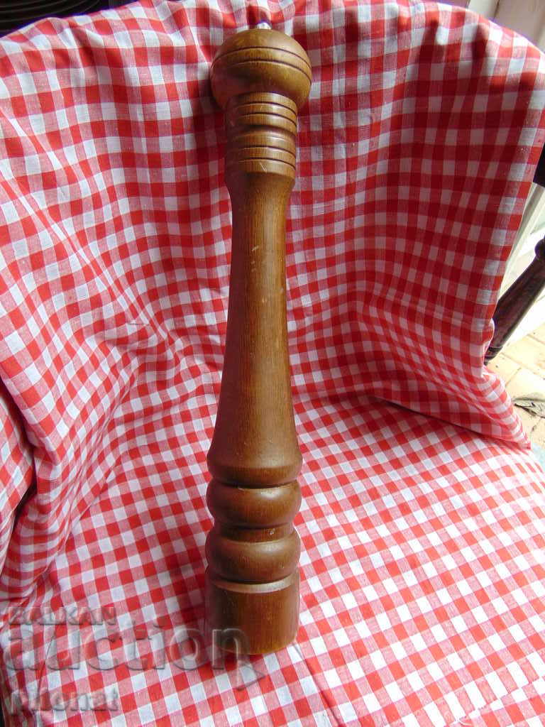 Large wooden grinder