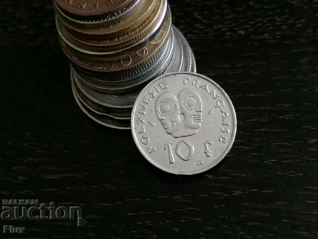 Monedă - Polinezia Franceză - 10 franci 1984
