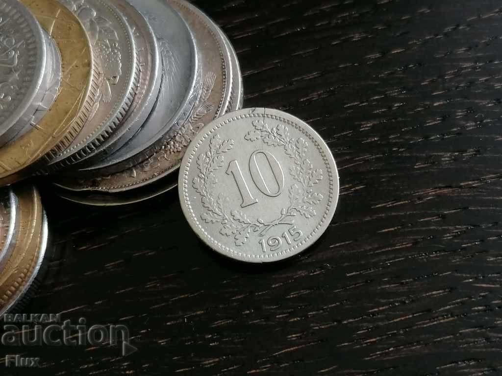 Coin - Αυστρία-Ουγγαρία - 10 Heller | 1915