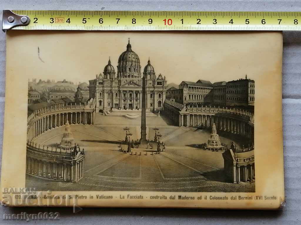 Delivery of Old postcard Rome St. Peter's Square Delivery of Old postcard Rome St. Peter's Square
