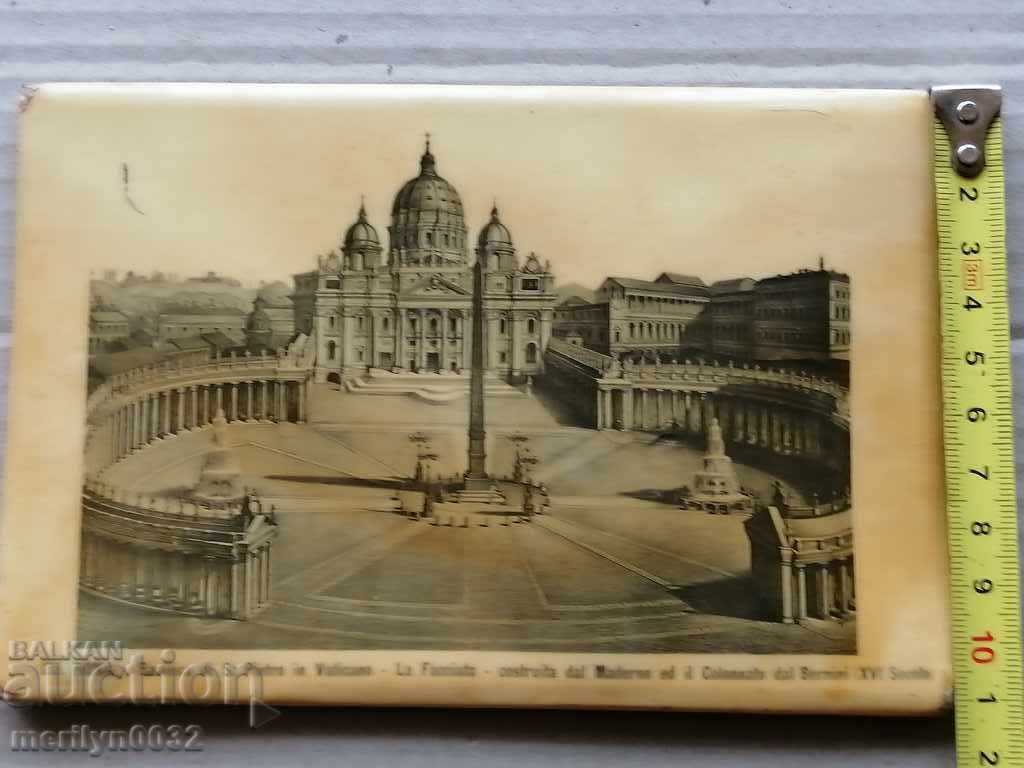 Old postcard Rome St. Peter's Square - 5 Old postcard Rome St. Peter's Square - 5