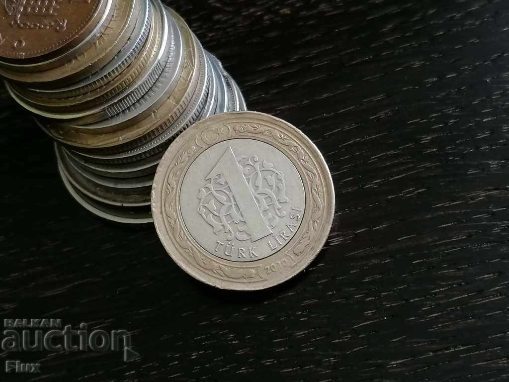 Coin - Turkey - 1 lira 2010