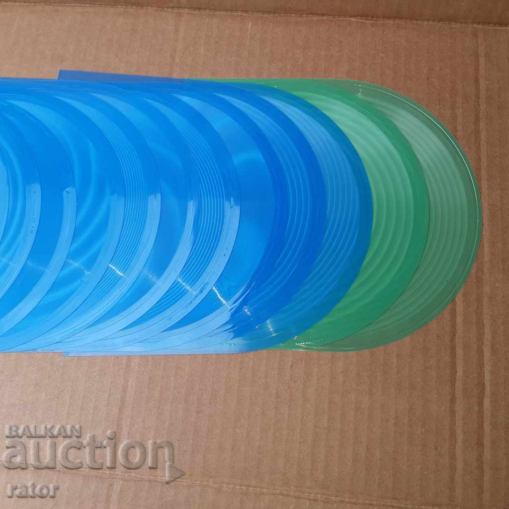 Plate, flexible, soft gramophone records, plate - 22 pieces with price 10.00 BGN | € 5.11