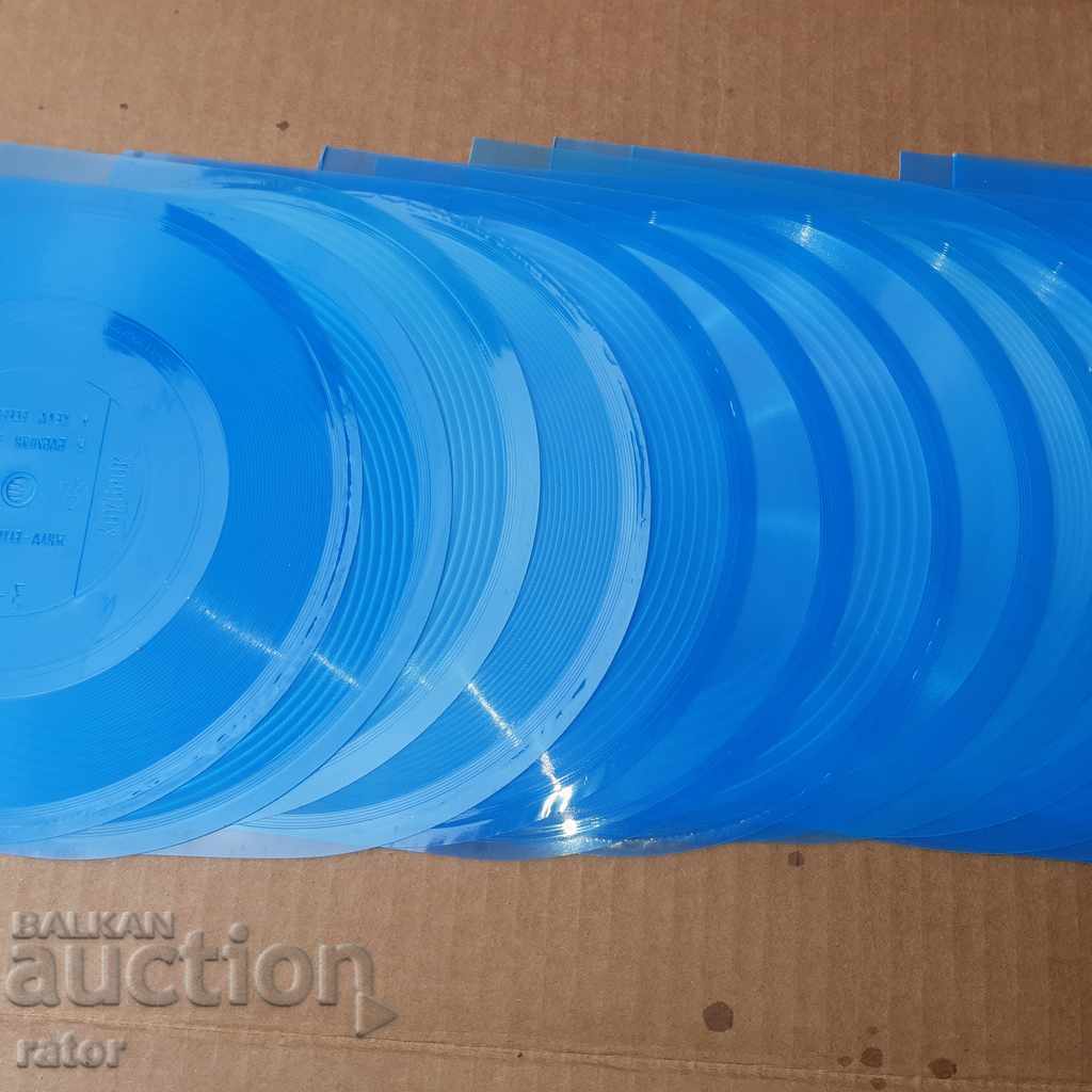 Delivery of Plate, flexible, soft gramophone records, plate - 22 pieces