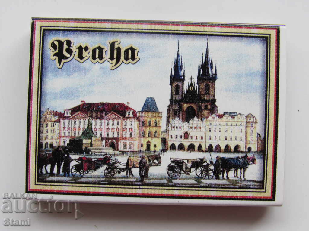 Collectible match-3D magnet from Prague, Czech Republic-10