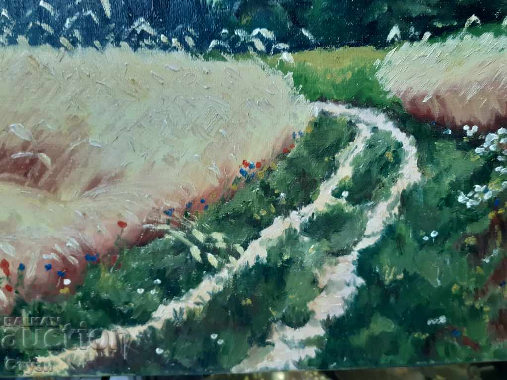 Licitație Tablou de Gelo, peisaj polonez, ulei, 50x60 cm