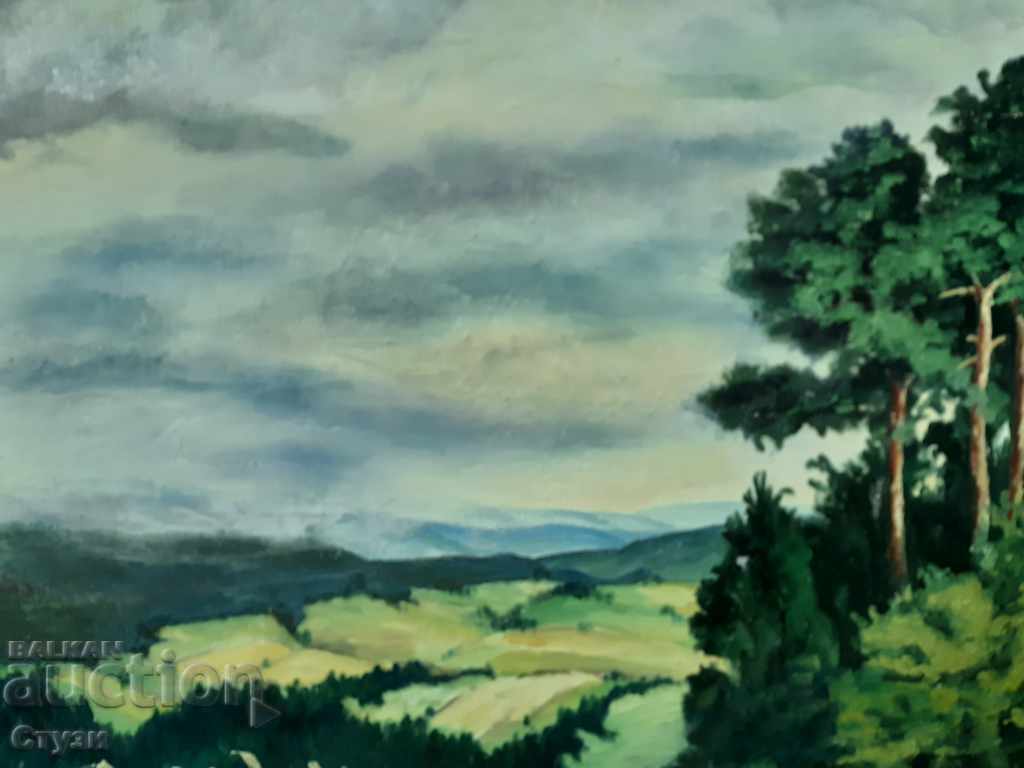 Πίνακας του Γέλου, Πολωνικό τοπίο, λάδι, 50x60 εκ - 5 Πίνακας του Γέλου, Πολωνικό τοπίο, λάδι, 50x60 εκ - 5