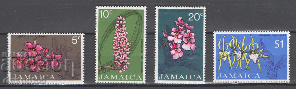 1973. Ямайка. Орхидеи.