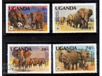 1983-90. Uganda. Specii pe cale de dispariție.