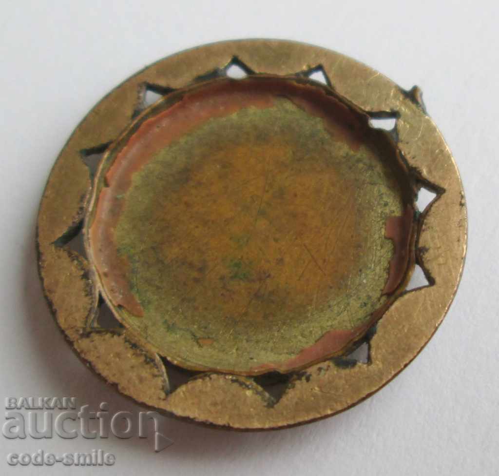 Auction 2 Old religious medallion icon of the Virgin painted enamel Auction 2 Old religious medallion icon of the Virgin painted enamel