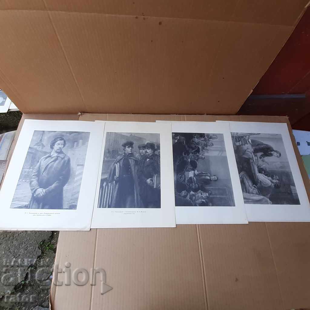 Chernyshevsky 's album in St. Petersburg - drawings and text 1951 - 5 Chernyshevsky 's album in St. Petersburg - drawings and text 1951 - 5