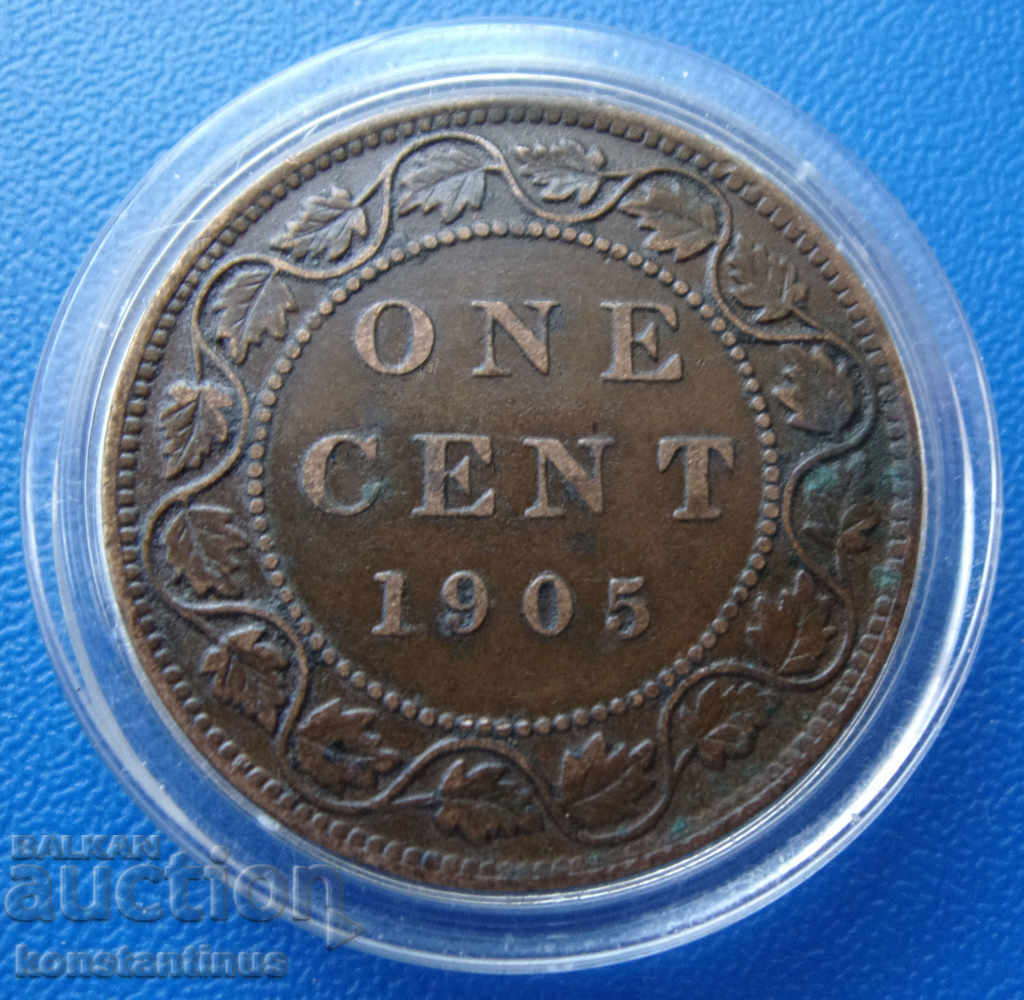 Canada 1 Cent 1905 Rare cu preț € 7.67 | 15.00 BGN