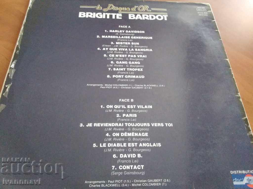 Delivery of Bridget Bardot 1981. Perfect condition of the plate