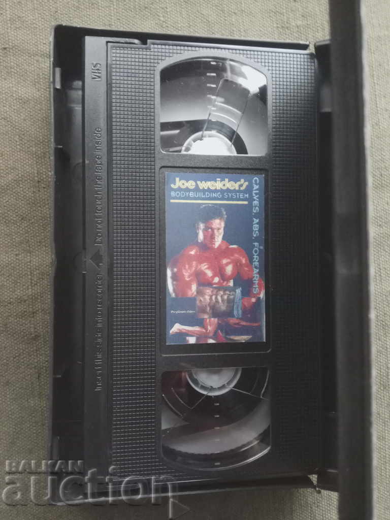 Auction VHS "Bodybuilding system" Joe Weider's Videocassette Auction VHS "Bodybuilding system" Joe Weider's Videocassette