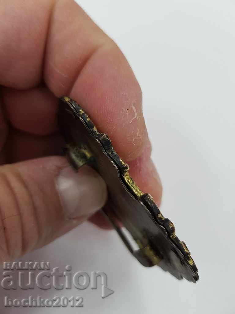 Delivery of Rare Renaissance buckle with double-headed eagle and gilding, 19th century Delivery of Rare Renaissance buckle with double-headed eagle and gilding, 19th century