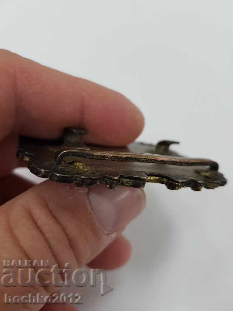 Rare Renaissance buckle with double-headed eagle and gilding, 19th century - 5 Rare Renaissance buckle with double-headed eagle and gilding, 19th century - 5