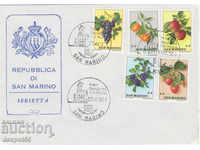 1981. San Marino. Philatelic envelope with a series from 1973.