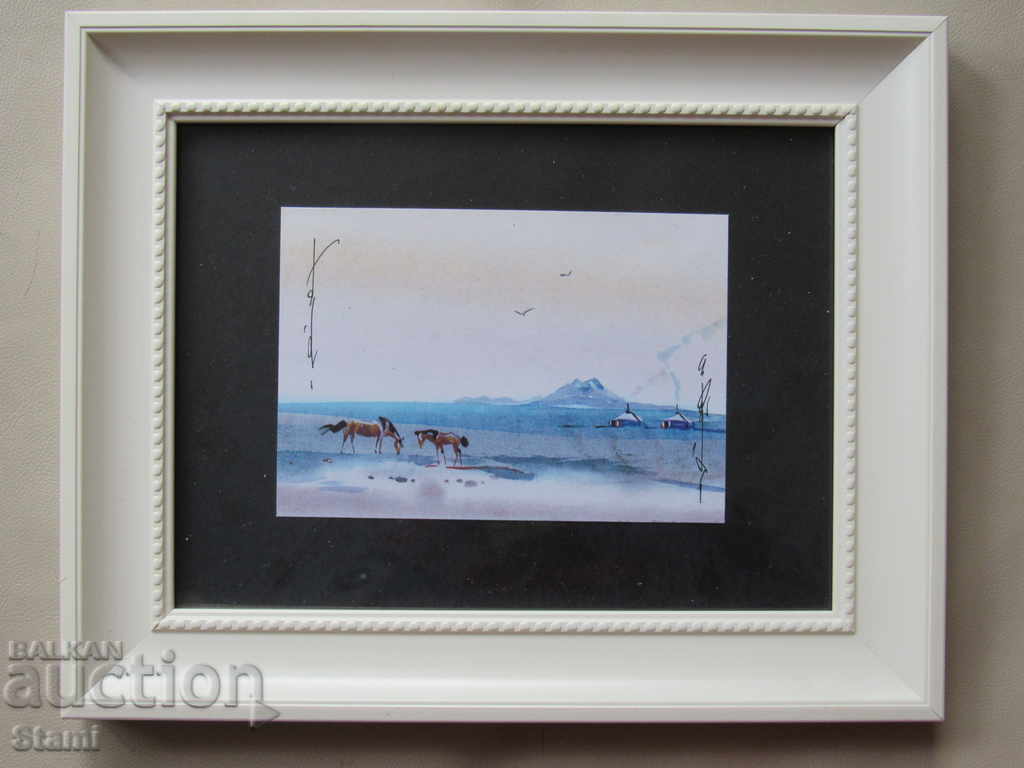 Series of traditional paintings painting in a frame - Mongolia-3