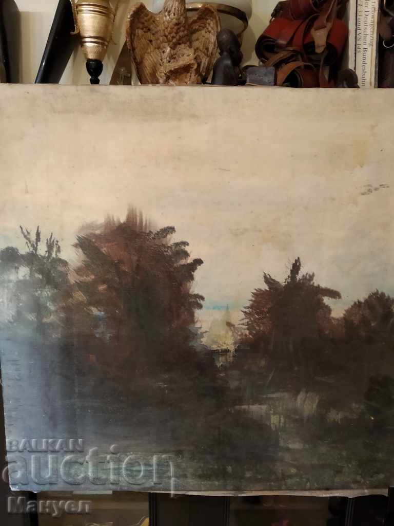 Delivery of I am selling an old oil painting. Delivery of I am selling an old oil painting.