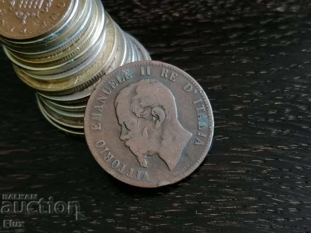 Coin - Italy - 10 centimes 1863 with price 13.50 BGN | € 6.90