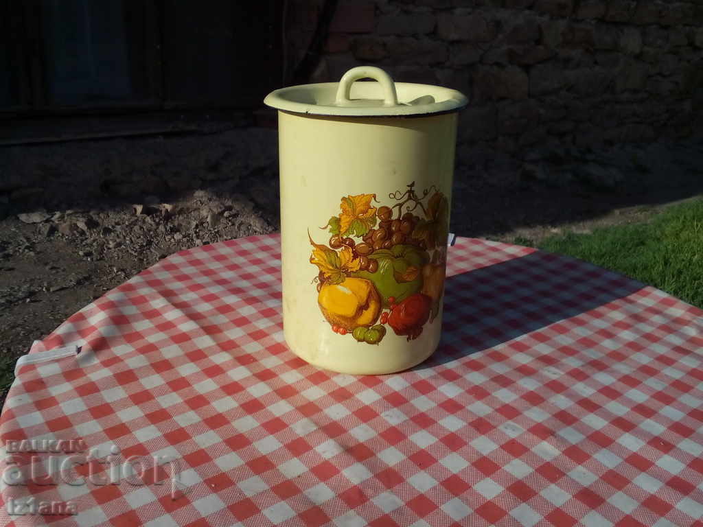 Auction Old Enamel Cooker Auction Old Enamel Cooker