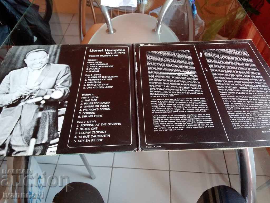 Delivery of Lionel Hampton double album perfect