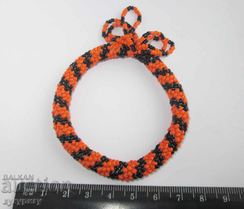 Delivery of Old round beaded bracelet knitted with beads Delivery of Old round beaded bracelet knitted with beads