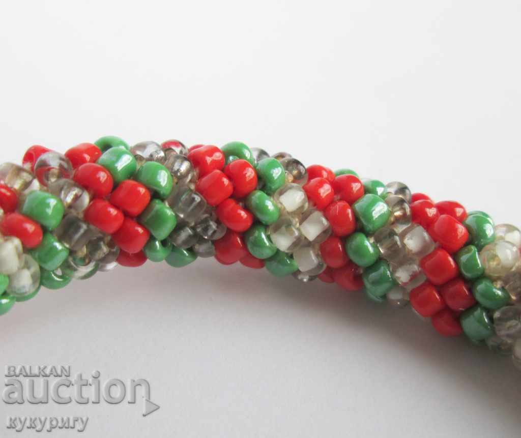 Delivery of Old round beaded bracelet knitted with beads BG colors Delivery of Old round beaded bracelet knitted with beads BG colors