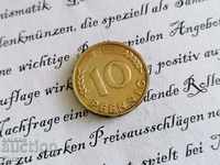 Монета - Германия - 10 пфенига | 1949г.; серия G