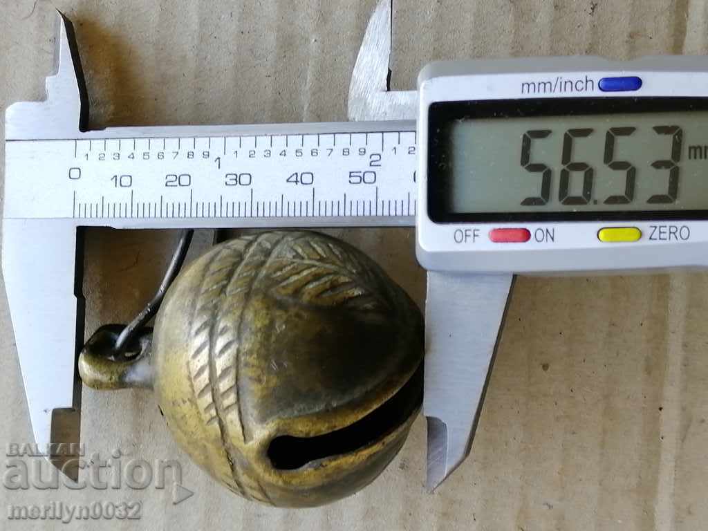 Бронзово звънче за конски впряг тип "орехче" - 19-ти век - 5 Бронзово звънче за конски впряг тип "орехче" - 19-ти век - 5