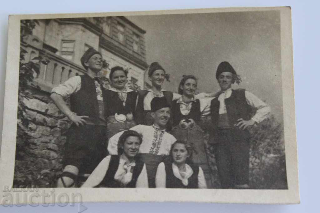 KINGDOM OF BULGARIA CARRY COSTUMES OLD PHOTO PHOTO