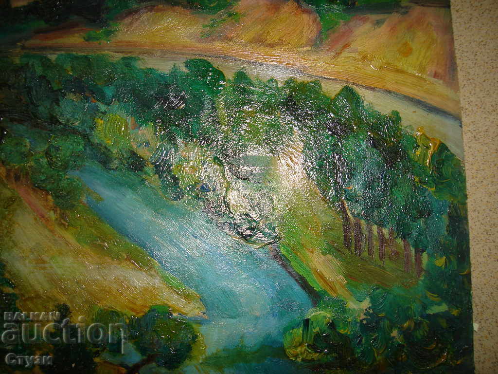 Delivery of Beautiful painting Mountain landscape, oil, 34x48 cm Delivery of Beautiful painting Mountain landscape, oil, 34x48 cm