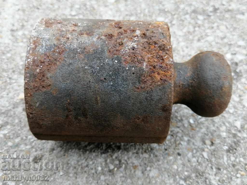 Стара теглилка от кантар, екзагия, килограм контролна тежест - 7 Стара теглилка от кантар, екзагия, килограм контролна тежест - 7