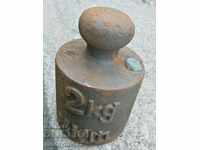 Old weighing scales, exagy, kilogram control weight