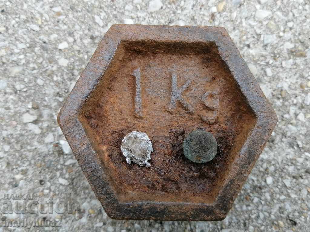 Auction Old weighing scales, exagy, kilogram control weight Auction Old weighing scales, exagy, kilogram control weight