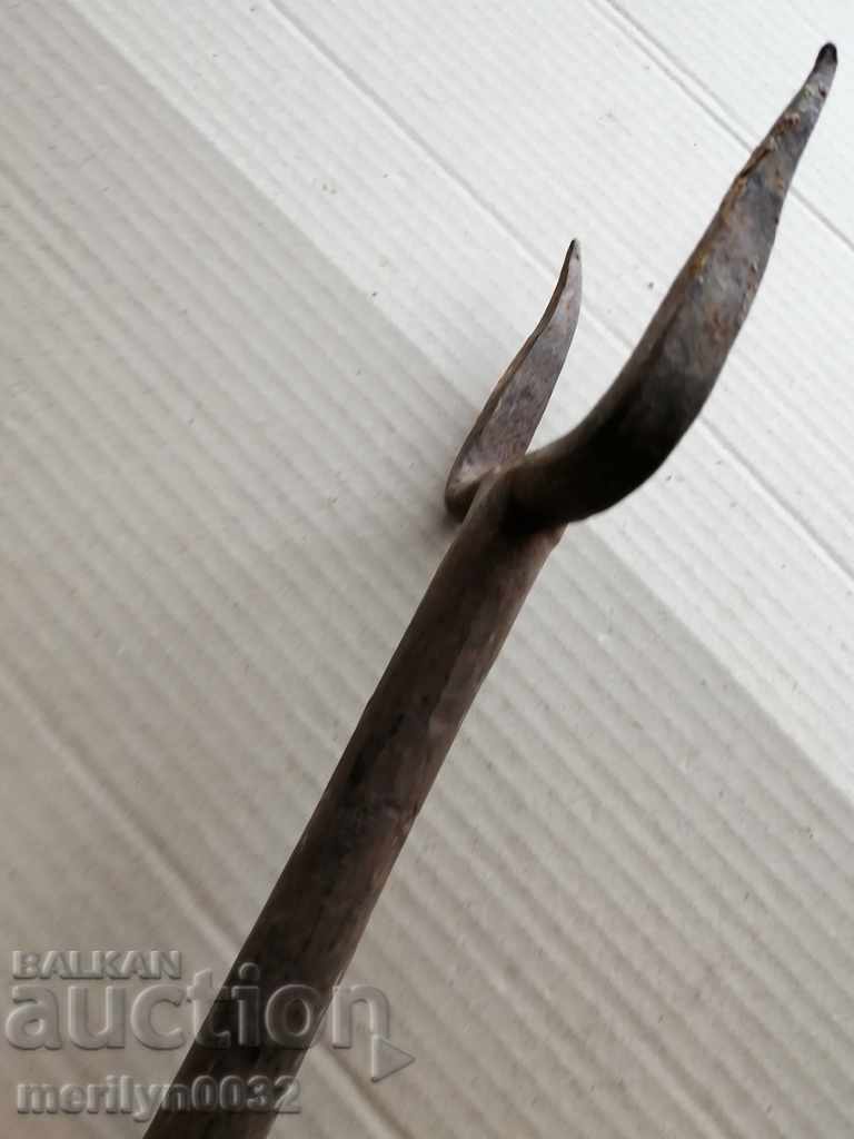 Стара ръчно кована наковалня за клепане на коса - 6 Стара ръчно кована наковалня за клепане на коса - 6