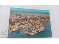 Postcard Modern Beirut General View 1969