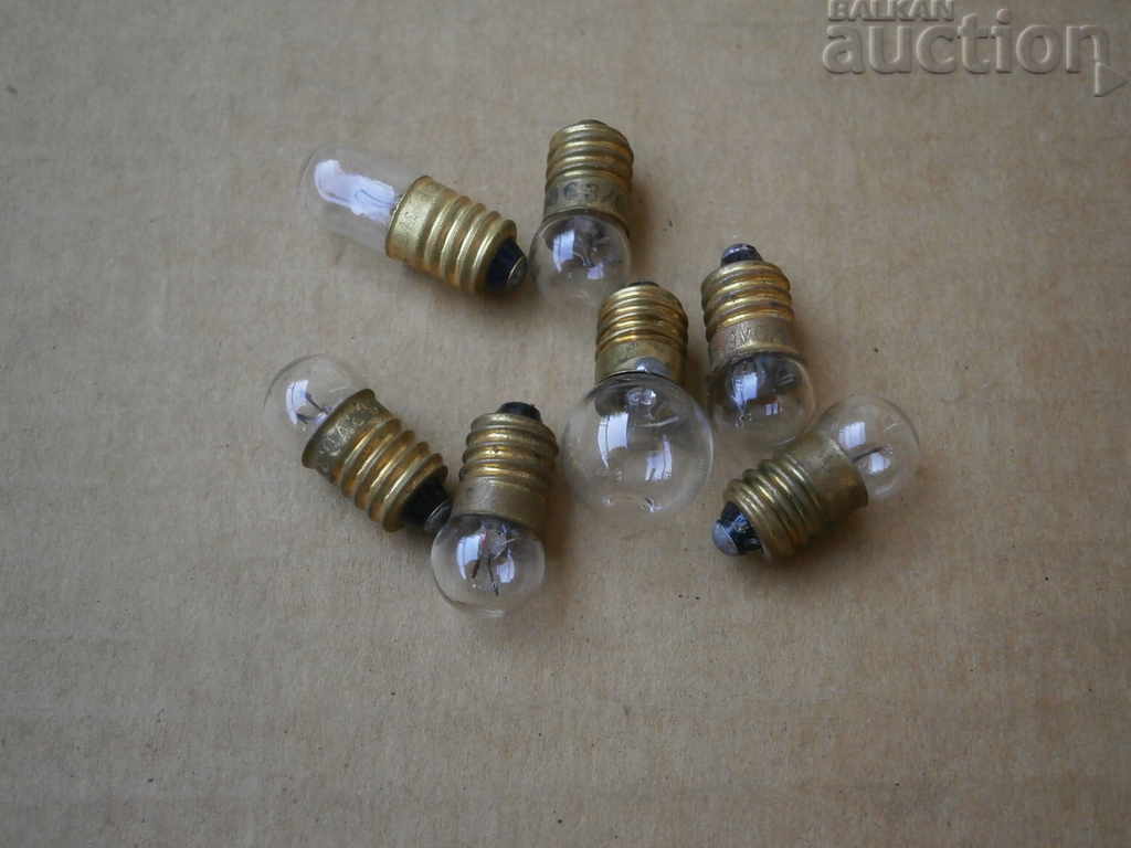 Delivery of 6 volt light bulbs for bicycle